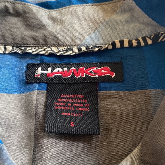 Tony Hawk men’s button down shirt in plaid. - Picture 3 of 8